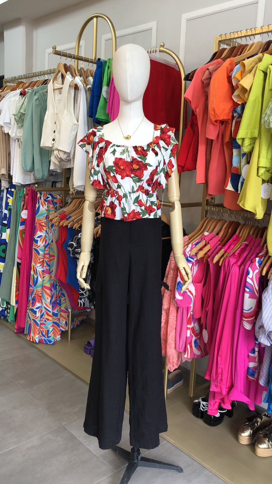 BLUSA ROSAS