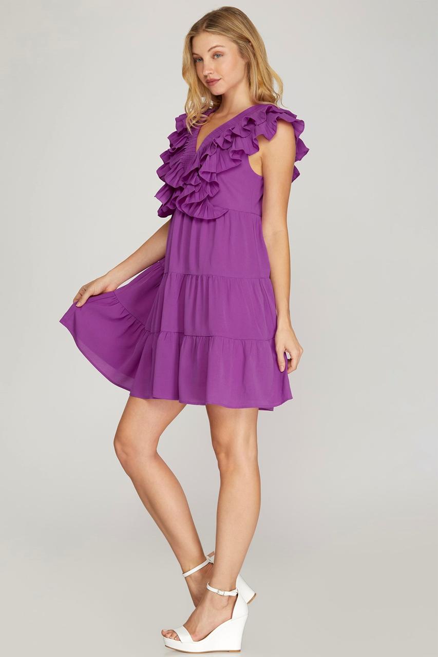 VESTIDO MORADO